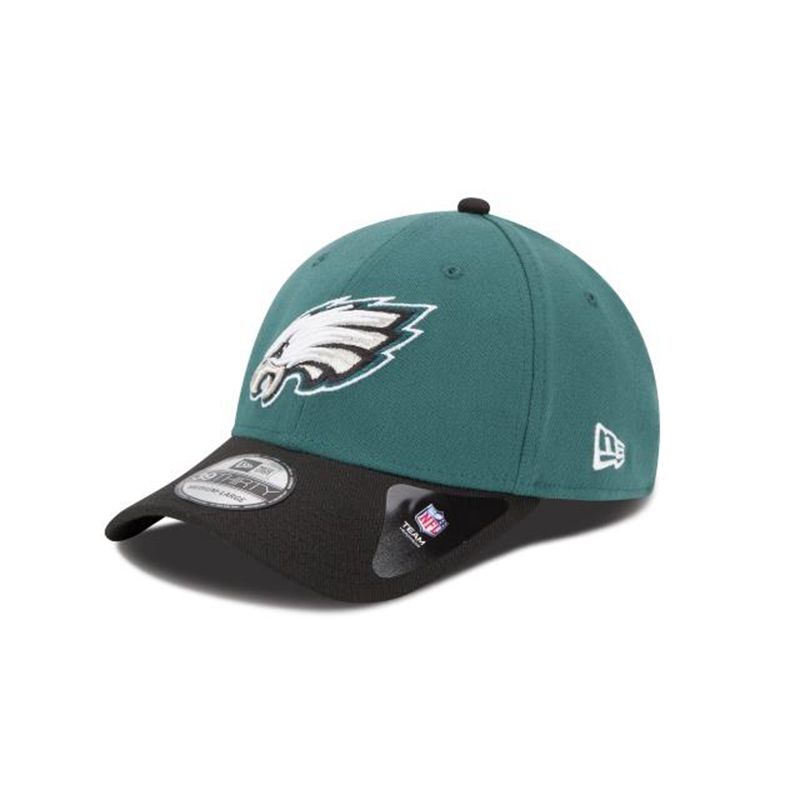 NFL Philadelphia Eagles Team Classic 39Thirty Stretch Fit (NKW9453) - Green New Era Caps